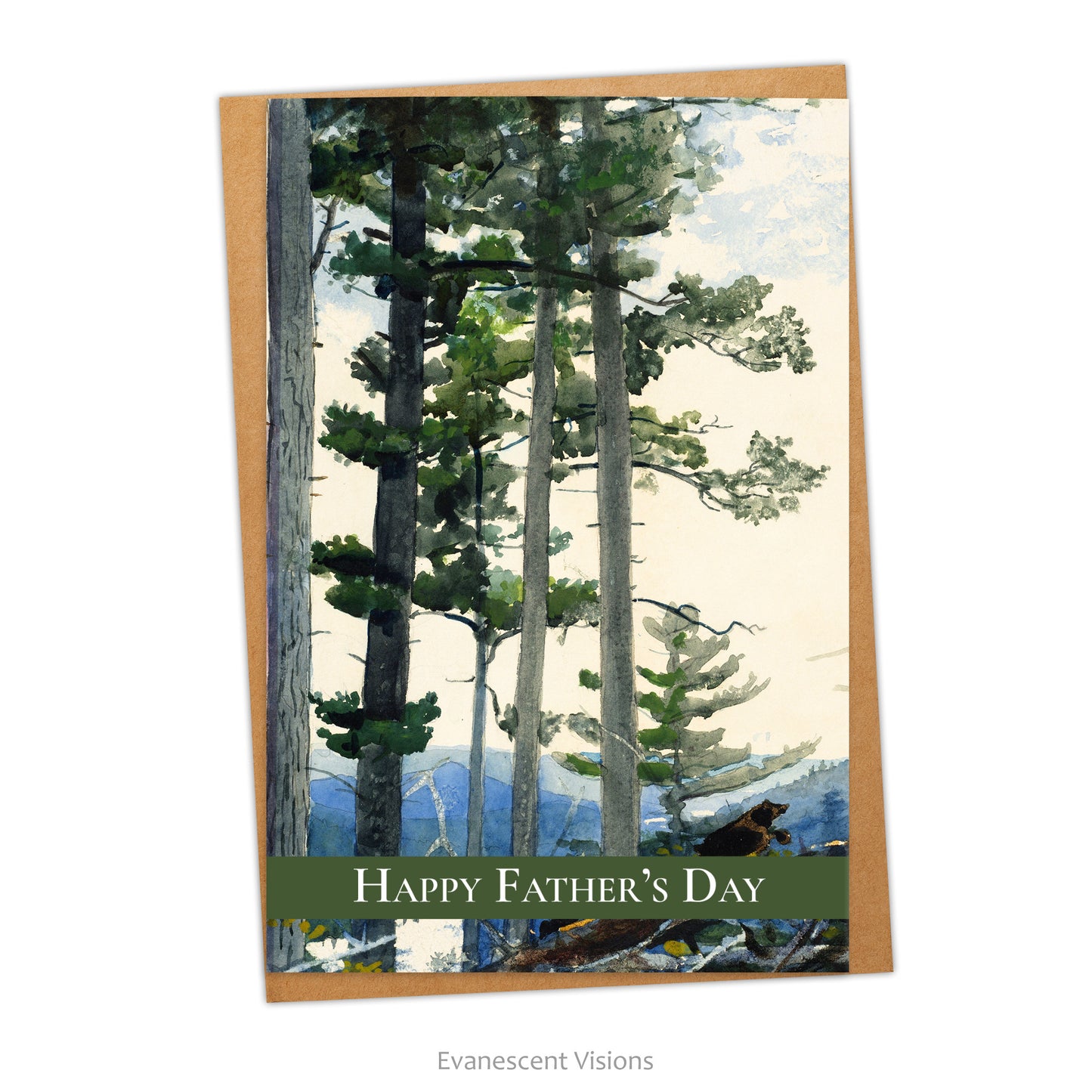 Winslow Homer 'Old Settlers' Nature Father's Day Card