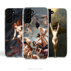 Witchy Art Phone Cases for Samsung Phones, Flexible Protective Case