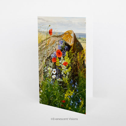 Wildflowers fine art greeting card 