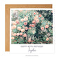 Personalised Name and age Birthday Card with artwork 'Roses' by Anna Syberg 