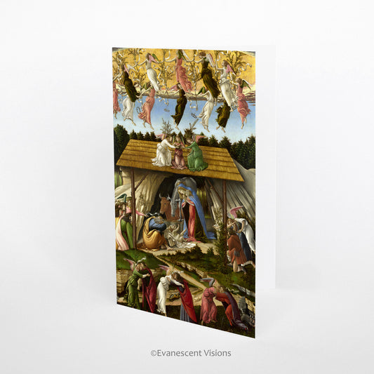 Botticelli Mystic Nativity Classic Christmas Card 