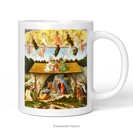 Botticelli Mystic Nativity Fine Art Christmas Mug