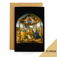 Botticelli Nativity Scene Christmas Card pack with enve