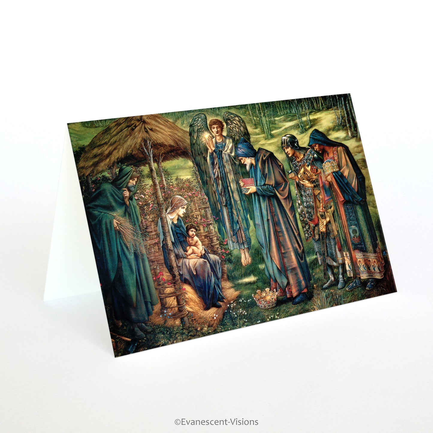 Burne-Jones Star of Bethlehem Nativity Christmas Card