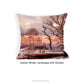Winter Landscapes Decorative Art Cushion with design option Danish Winter landscape with Dolmen