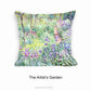 Claude Monet the Artist's Garden Decorative Art Cushion