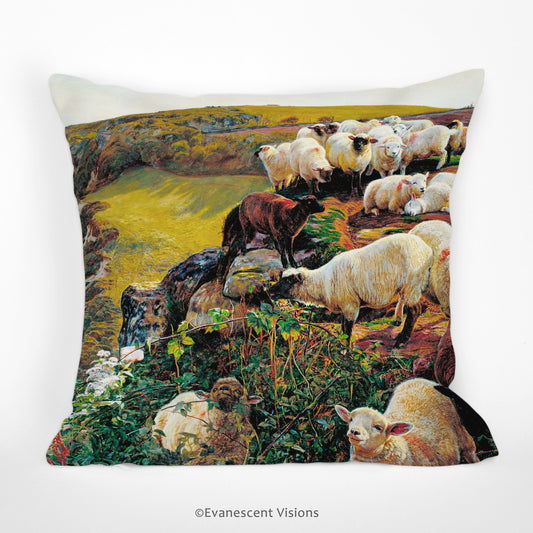 Holman Hunt Our English Coasts Decorative Cushion