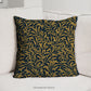 william morris willow bough square cushion shown on a couch