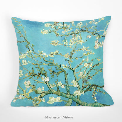 front of the van gogh almond blossom scatter cushion
