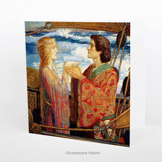 Tristan and Isolde Fine Art Love Greeting Card