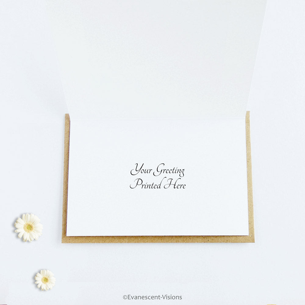Inside view of the card