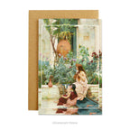 William Waterhouse At Capri Fine Art Greeting Card with envelope