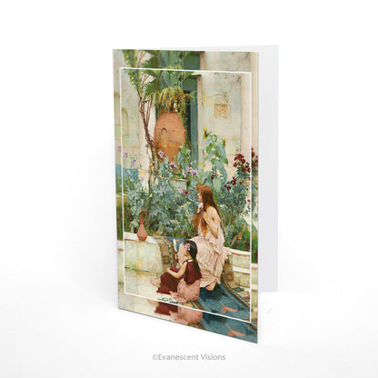 Waterhouse At Capri Fine Art Greeting Card