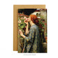 Waterhouse Soul of the Rose Greeting Card with envelope