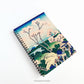 EVanescent visions  Hokusai Gotenyama Shinagawa Japanese Fine Art Spiral Bound Notebook