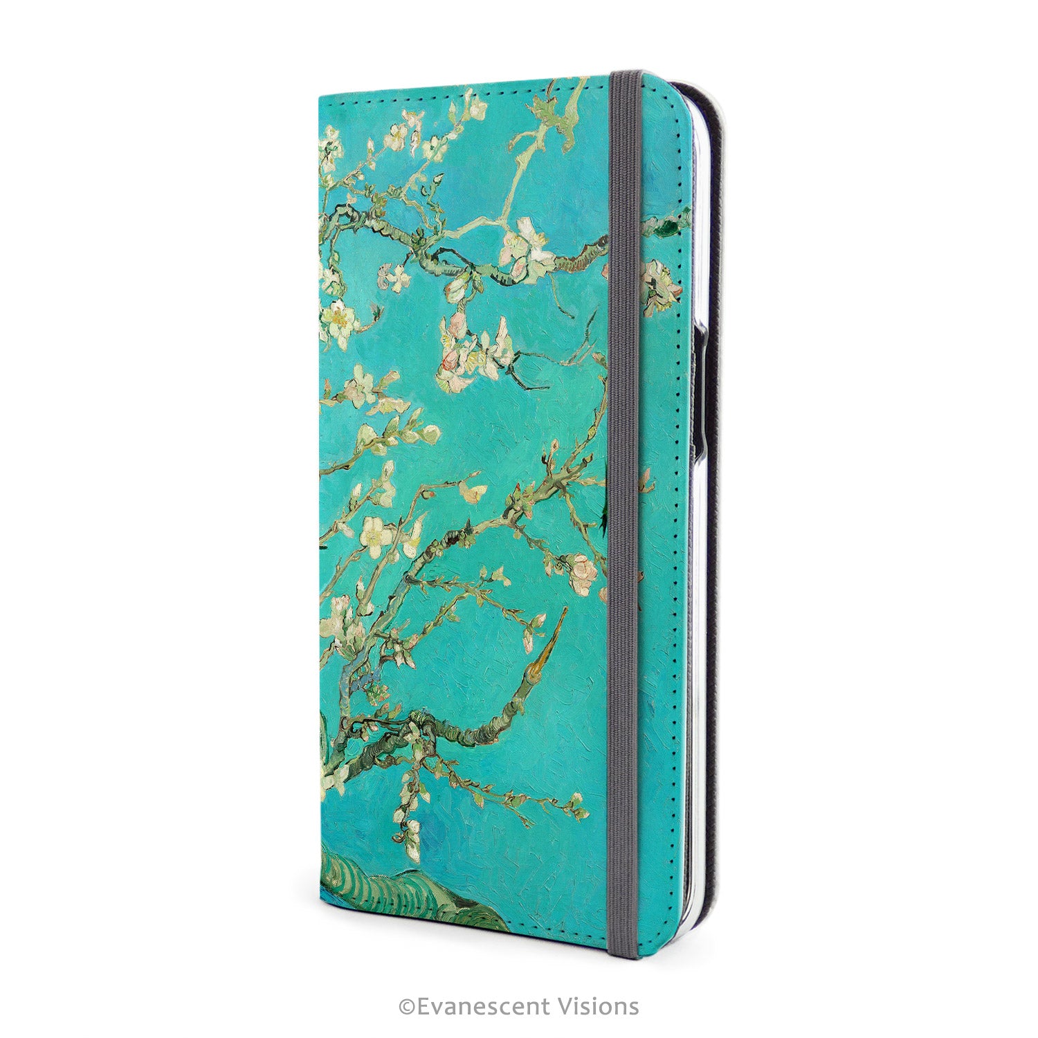 Van Gogh Almond Blossom Art Wallet Phone Case for Samsung Phones