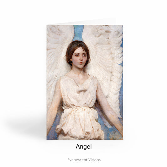 Angel Cards with painting 'Angel' by Abbott Handerson Thayer