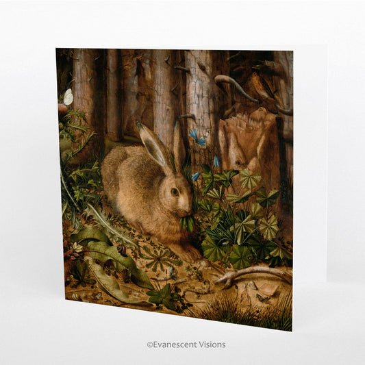 A Hare in the Forest Greeting Card