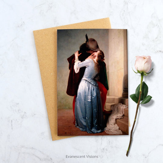 Francesco Hayez The Kiss, Love or Valentine Card