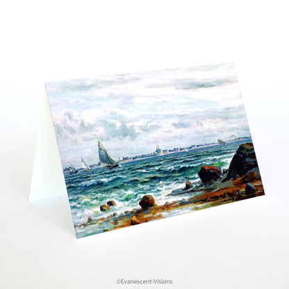 Knutson Helsinki Nautical Boating Art Card 