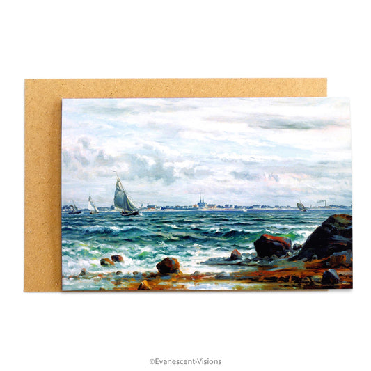 Knutson Helsinki Nautical Fine Art Greeting Card with envelope