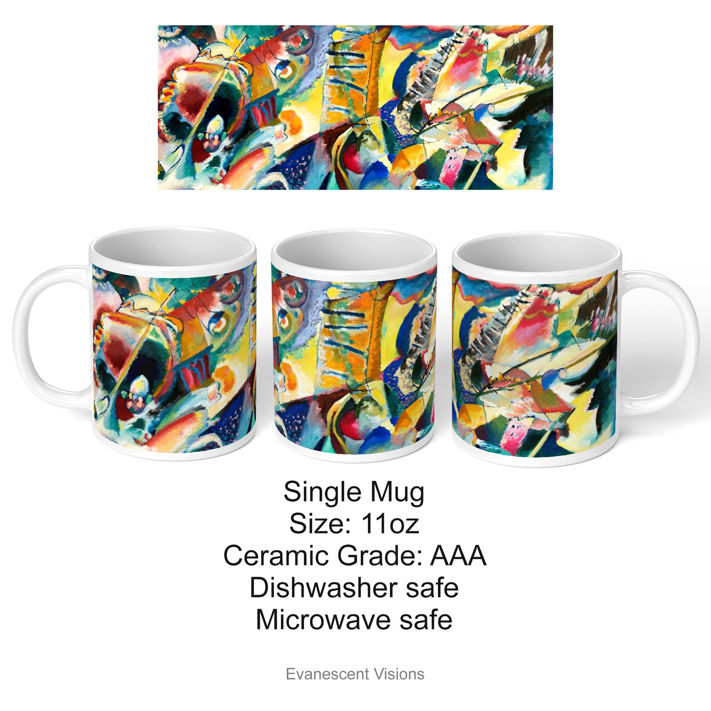 Kandinsky Abstract Art Mugs product details