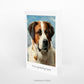 St. Bernard Dog Personalised Art Greeting Card