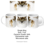 Product details for the Winter Hare Fine Art Christmas Mug