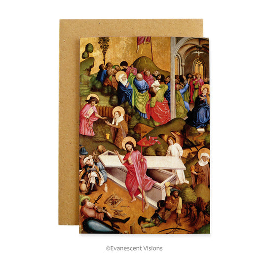 Schöppinger Altarpiece Traditional Easter Card with envelope