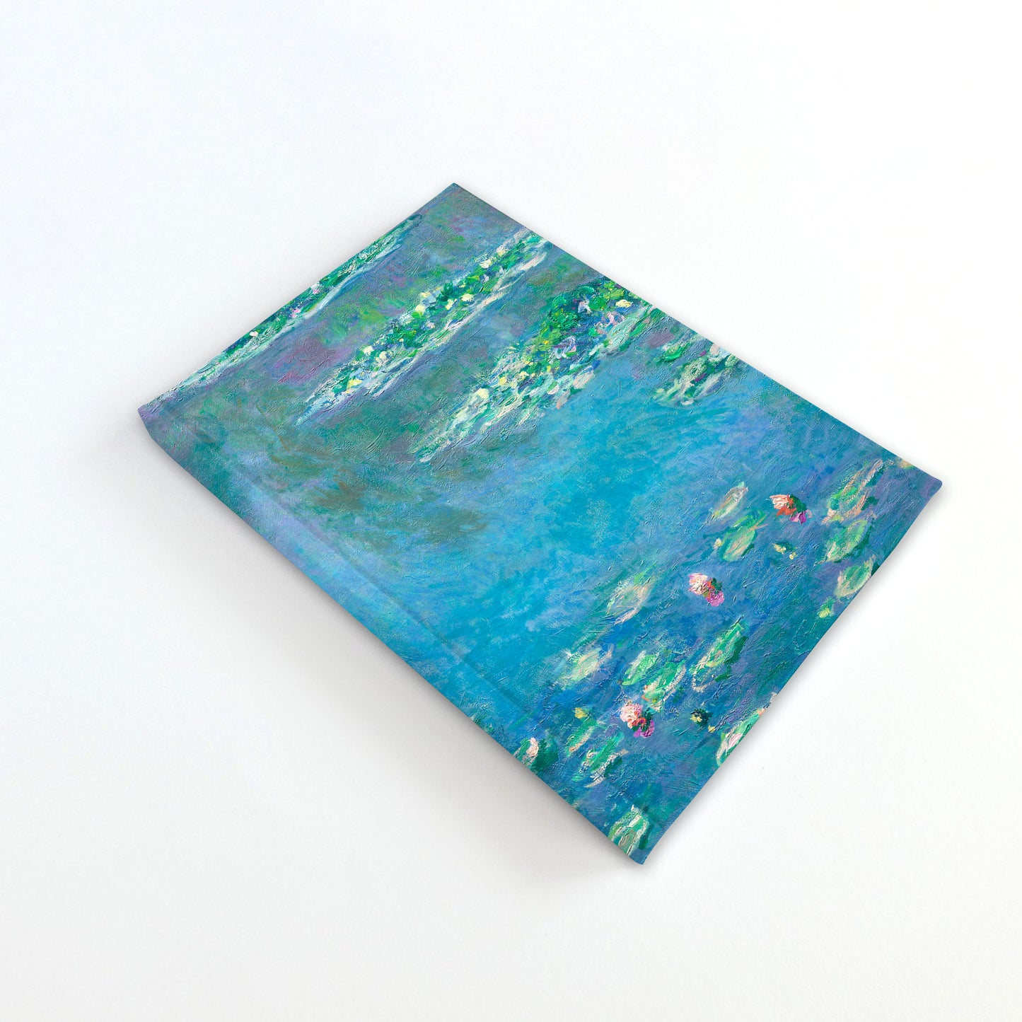 Evanescent visions Monet Water Lilies fine art Hardcover Notebook