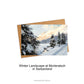 Snow Scene Art Card option 'Winter Landscape at Morteratsch'