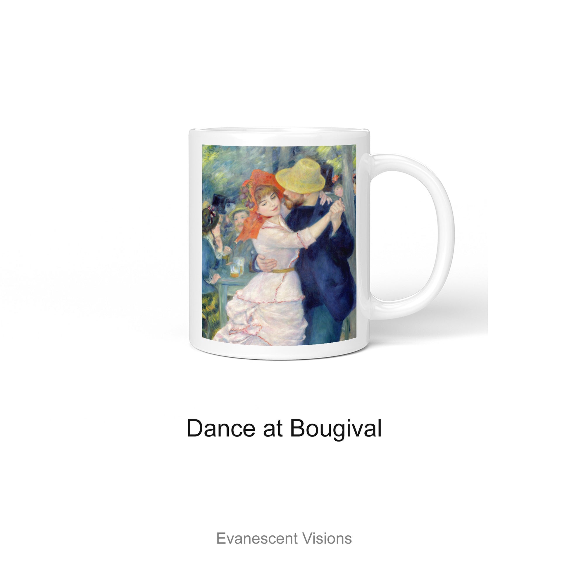 Dance at Bougival personalised Art Mug for Anniversary or Valentine's Day