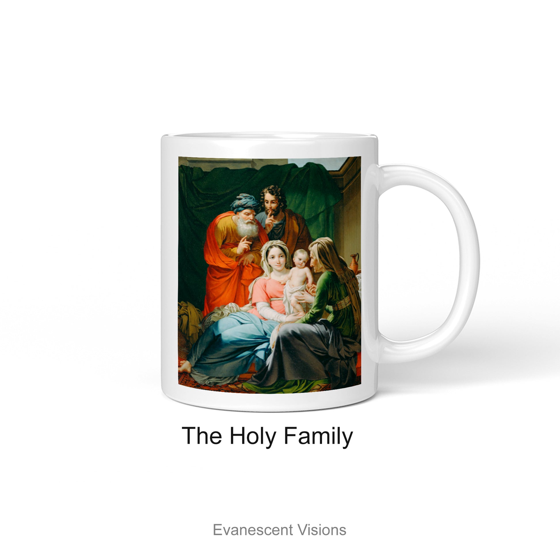 Fine Art Madonna and Child Religious Mug option 'The Holy Family'