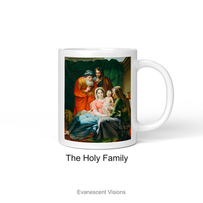 Fine Art Madonna and Child Religious Mug option 'The Holy Family'