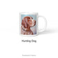 Personalised Dog Portrait Painting Art Mug Hunting dog option