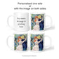 Personalised Art Mug for Anniversary or Valentine's Day 