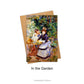 Renoir's 'In the Garden', Romantic French Impressionist Art Card