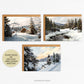Fine Art Snow Scene Landscapes Christmas Cards 