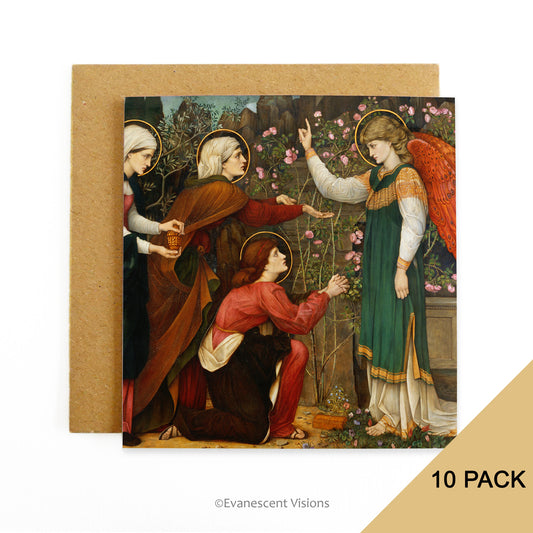 Three Marys with an Angel Greeting Card with 