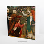 The Three Marys with an Angel Greeting Card