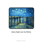 Van Gogh Starry Night over Rhone Decorative Art Mouse Mat