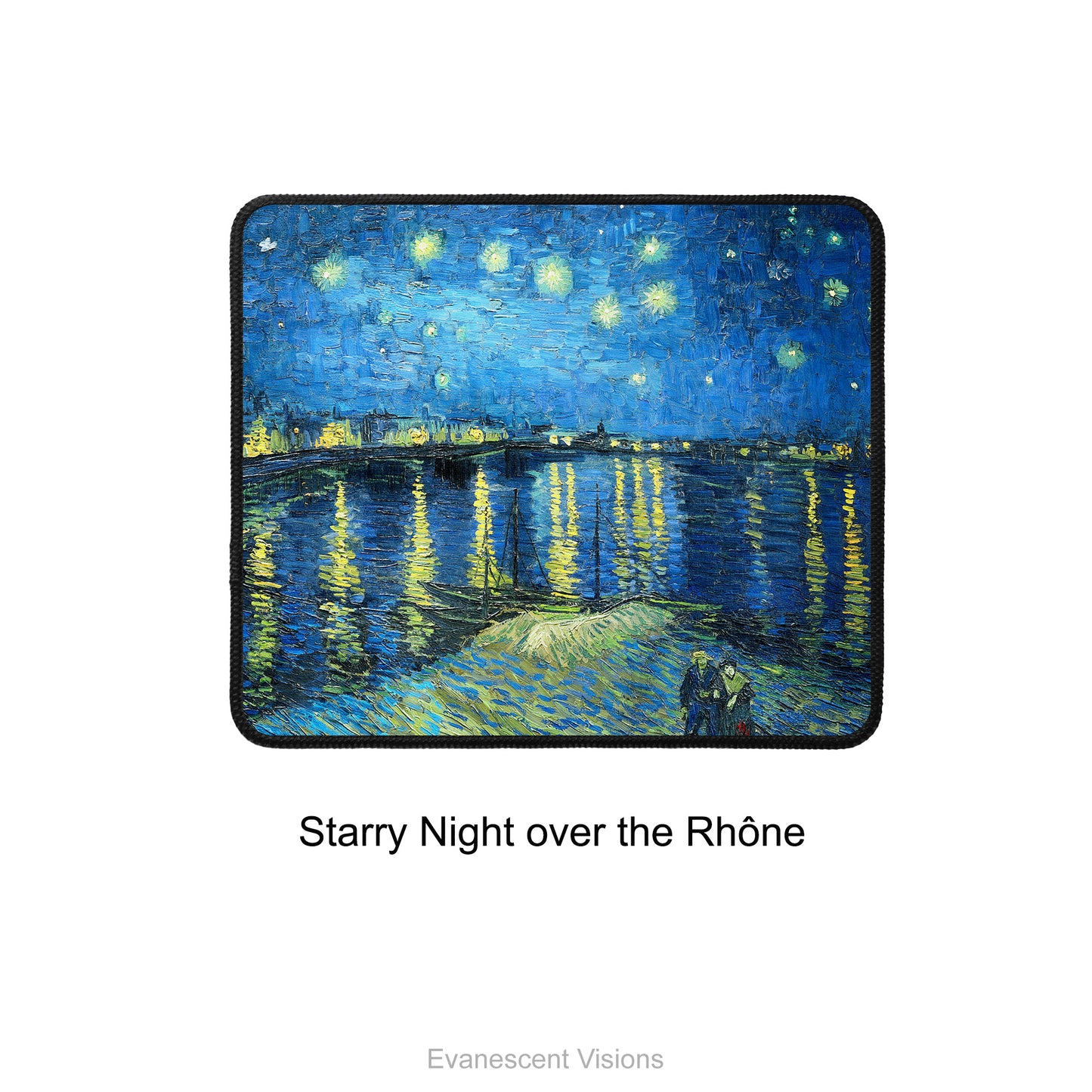 Van Gogh Starry Night over Rhone Decorative Art Mouse Mat