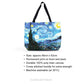 Starry Night Van Gogh Art Large Tote Bag product details