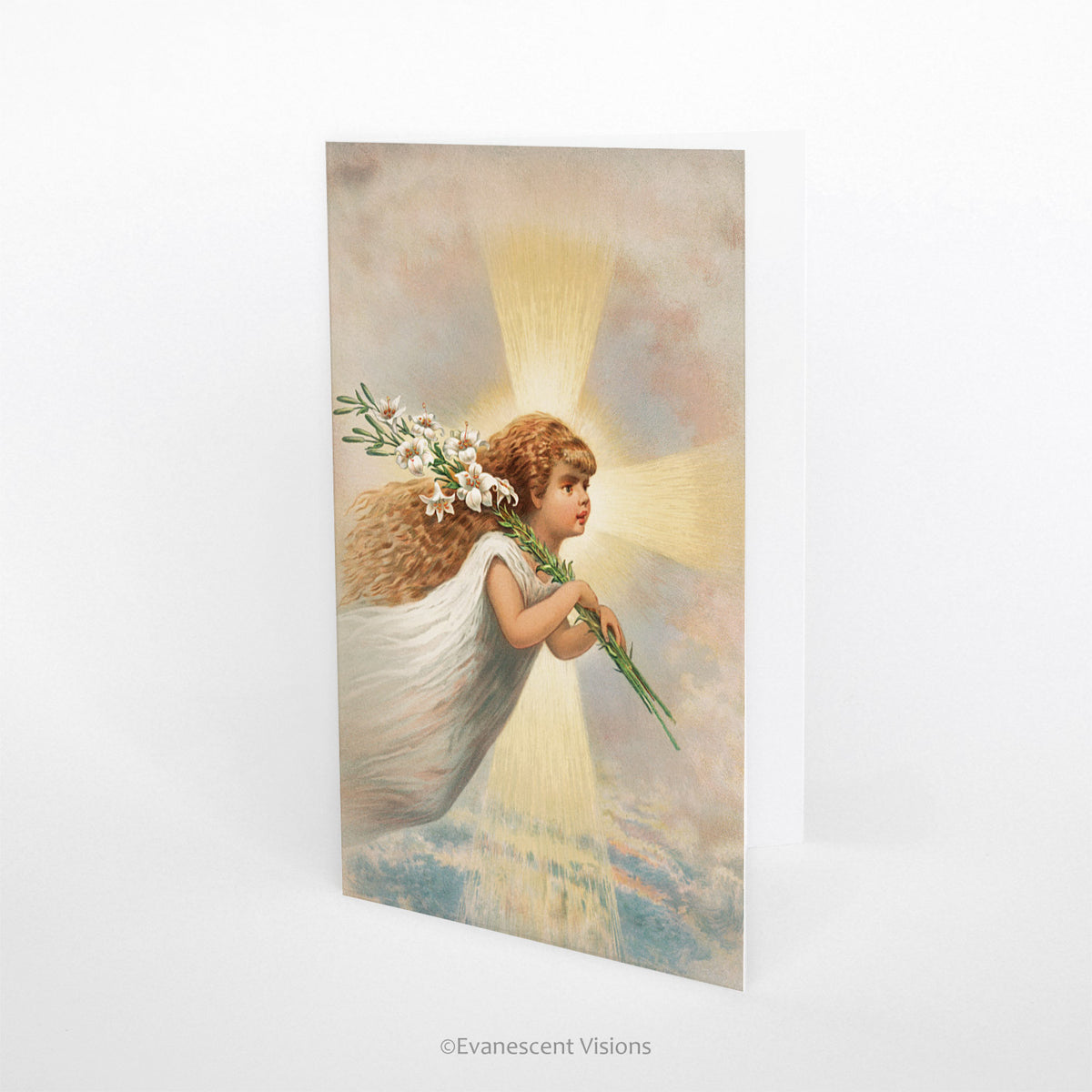 Vintage Style Angel Card