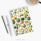 Vintage Fruit and Veg Hardcover Recipe Notebook