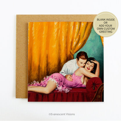 Pulp Fiction Forbidden Love Art Card with envelope
