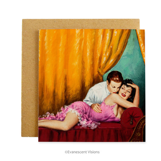 Pulp Fiction Forbidden Love Art Card with envelope