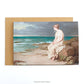 William Waterhouse 'Miranda' Greeting Card with envelope