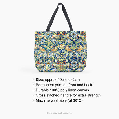 William Morris Patterned Large Tote Bag product details