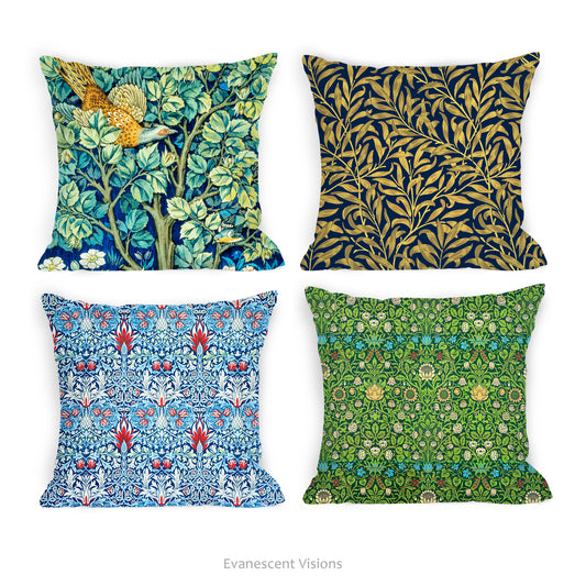 William Morris Patterned Decorative Art Cushions